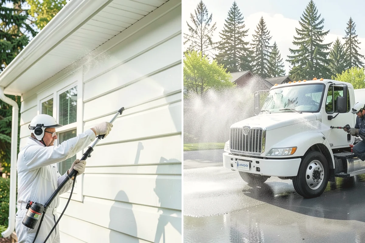 Cedar Siding Washing in Oak Harbor, Island County, WA - Inspect shakes and boards for loose or damaged pieces
