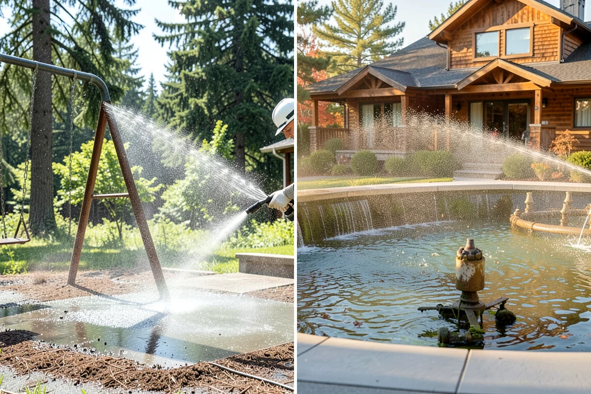 Cedar Siding Washing in Pacific, King County, WA - Inspect shakes and boards for loose or damaged pieces