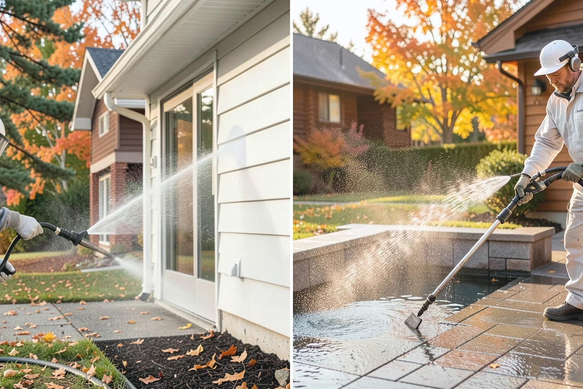 Cedar Siding Washing in Renton, King County, WA - Inspect shakes and boards for loose or damaged pieces