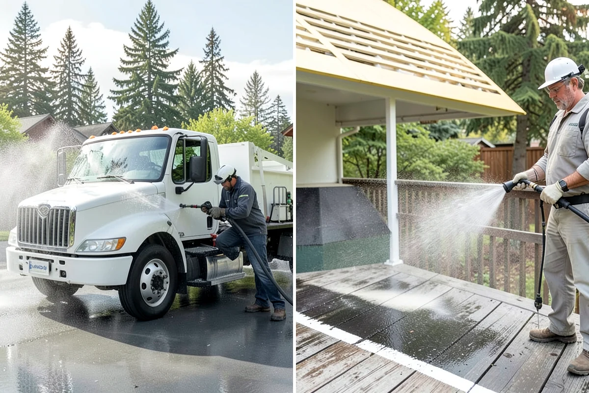 Cedar Siding Washing in SeaTac, King County, WA - Inspect shakes and boards for loose or damaged pieces