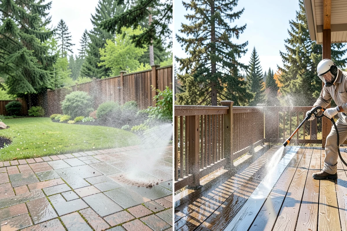 Cedar Siding Washing in Shoreline, King County, WA - Inspect shakes and boards for loose or damaged pieces