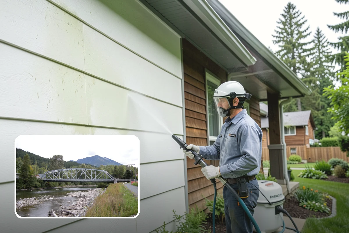 Cedar Siding Washing in Skykomish, King County, WA - Protects soft cedar fibers from pressure damage