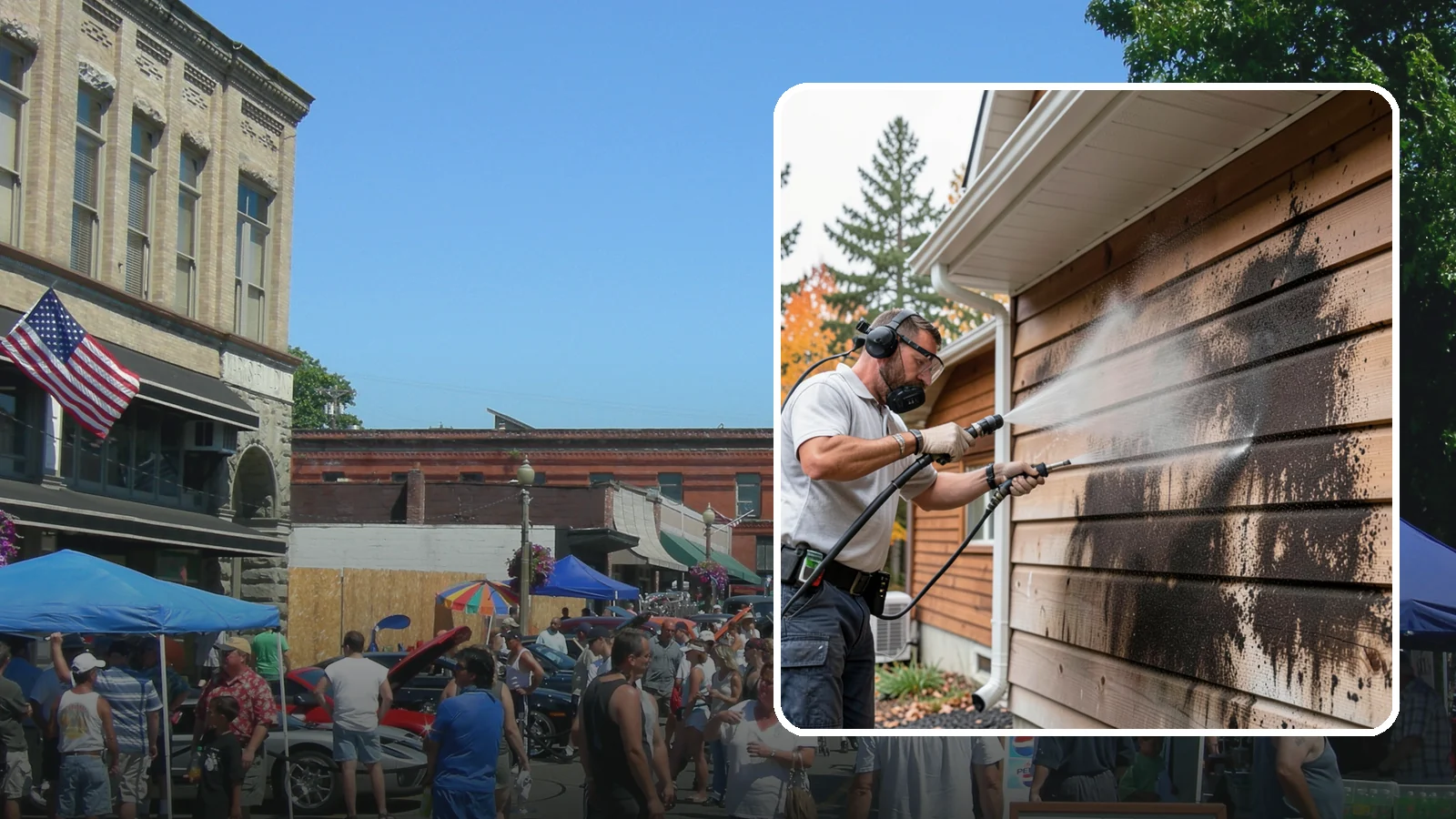Cedar Siding Washing in Snohomish, Snohomish County, WA - Cedar siding washing carefully clears mildew and dark streaks from shakes and boards while protecting cedar's soft, natural...