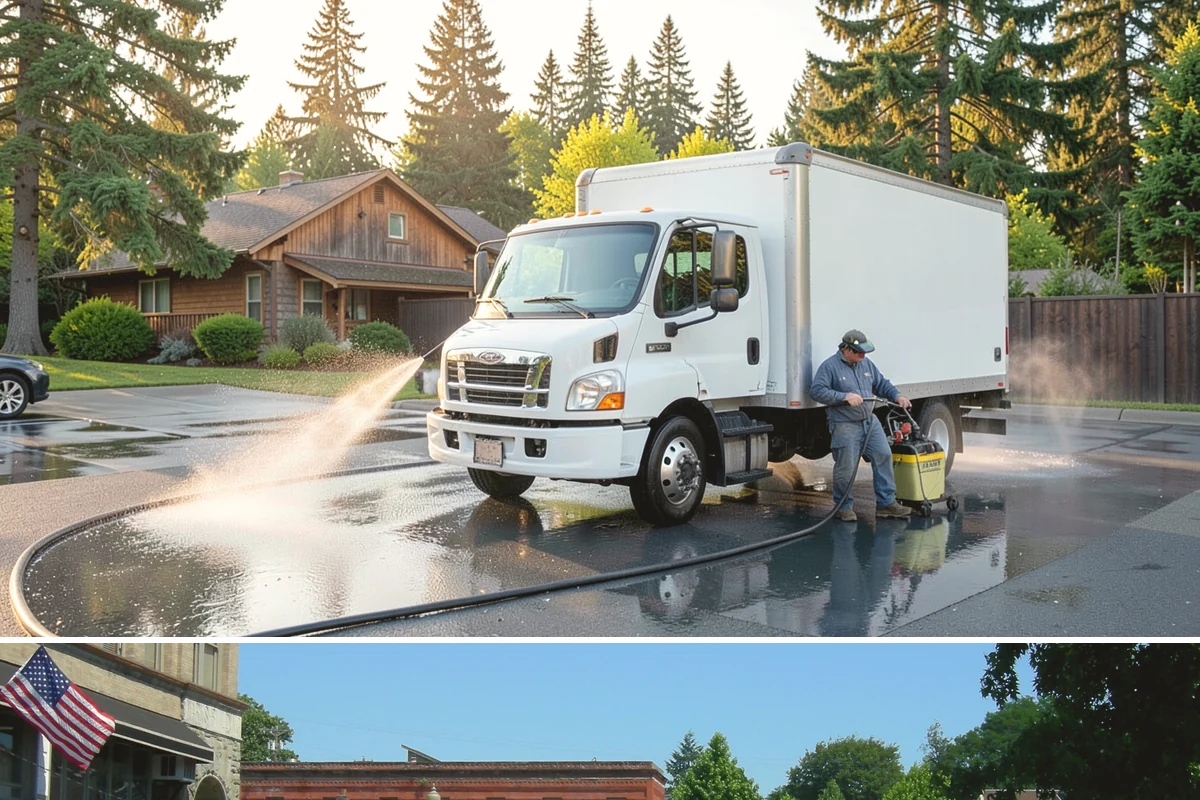 Cedar Siding Washing in Snohomish, Snohomish County, WA - The dry months of summer are ideal so cedar dries completely and holds any new stain applied afterward.