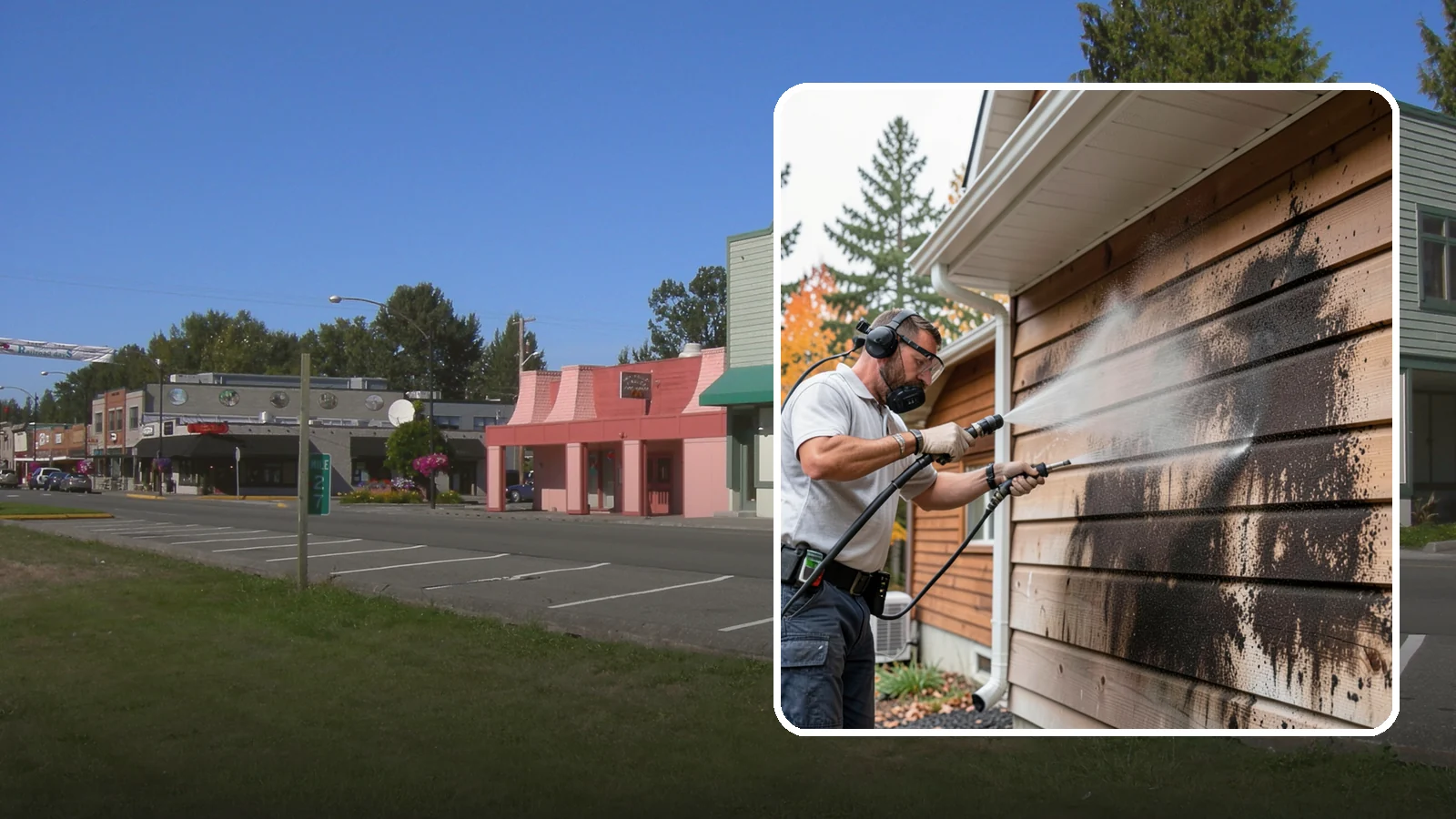 Cedar Siding Washing in Snoqualmie, King County, WA - Cedar siding washing carefully clears mildew and dark streaks from shakes and boards while protecting cedar's soft, natural...