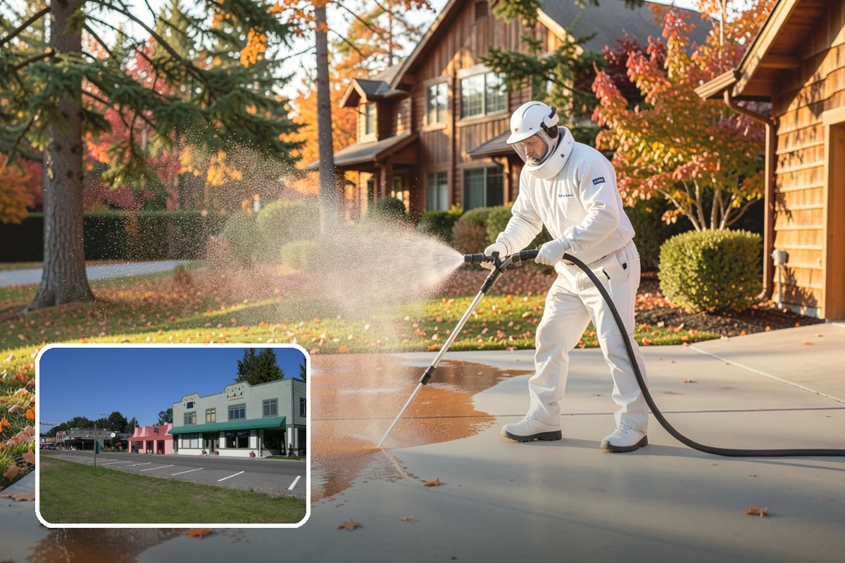 Cedar Siding Washing in Snoqualmie, King County, WA - Protects soft cedar fibers from pressure damage