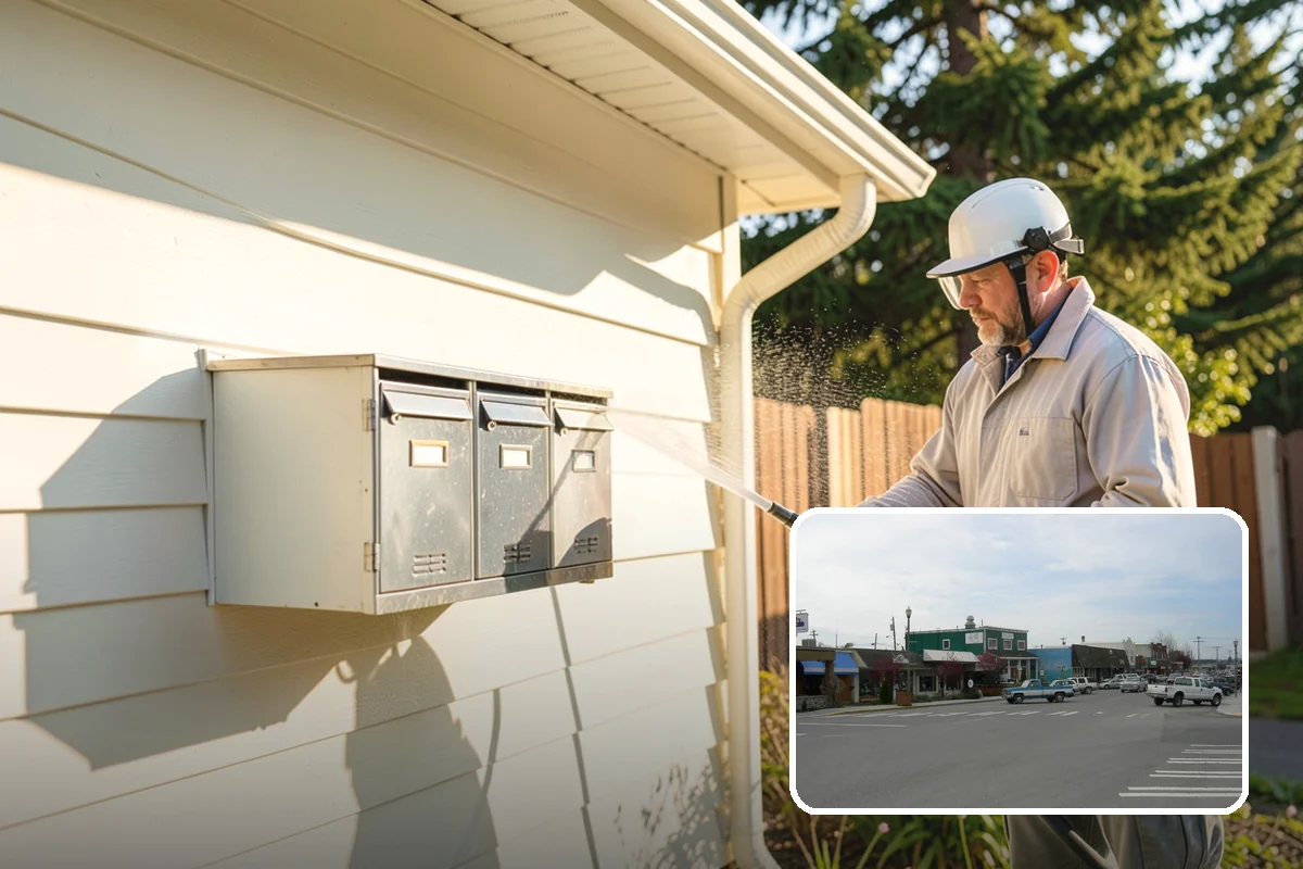 Cedar Siding Washing in Stanwood, Snohomish County, WA - Protects soft cedar fibers from pressure damage
