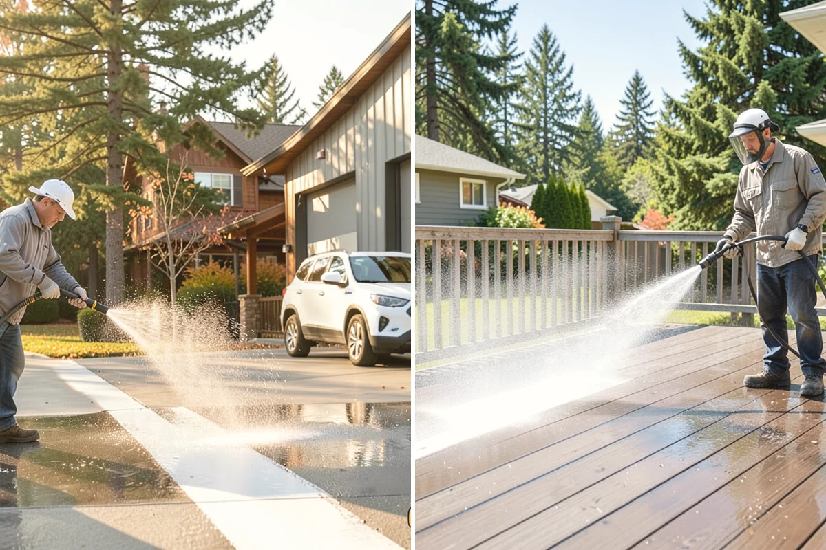 Cedar Siding Washing in Tacoma, Pierce County, WA - Inspect shakes and boards for loose or damaged pieces