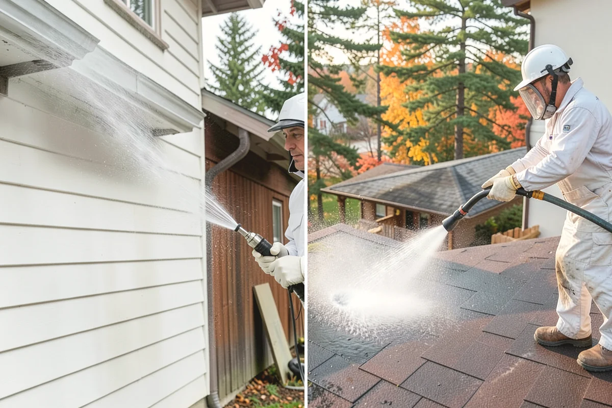 Cedar Siding Washing in Tukwila, King County, WA - Inspect shakes and boards for loose or damaged pieces