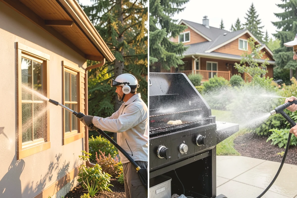 Cedar Siding Washing in University Place, Pierce County, WA - Inspect shakes and boards for loose or damaged pieces