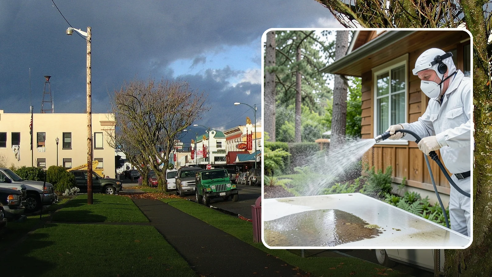Chemical Treatment in Arlington, Snohomish County, WA - Chemical treatment applies targeted cleaning solutions that dissolve organic growth and stains rather than relying on pressure...
