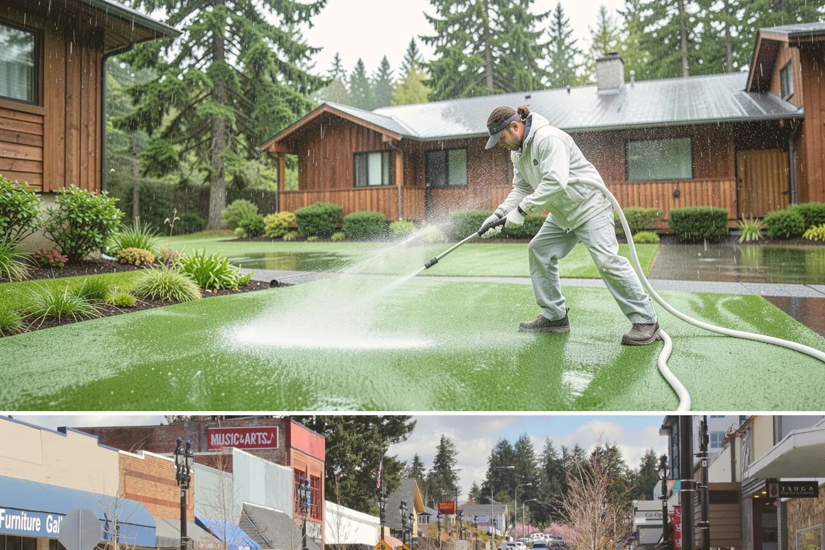 Chemical Treatment in Bothell, King County, WA - Works throughout the year, with the wet Northwest seasons driving the most demand for treating active organic growth.