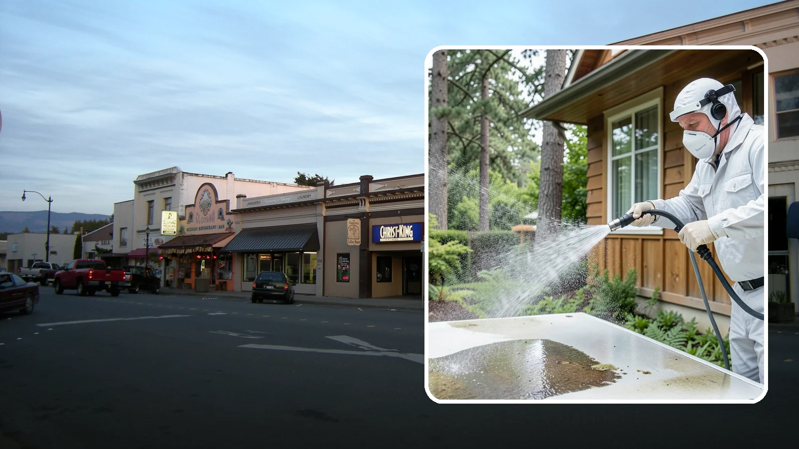 Chemical Treatment in Burlington, Skagit County, WA - Chemical treatment applies targeted cleaning solutions that dissolve organic growth and stains rather than relying on pressure...