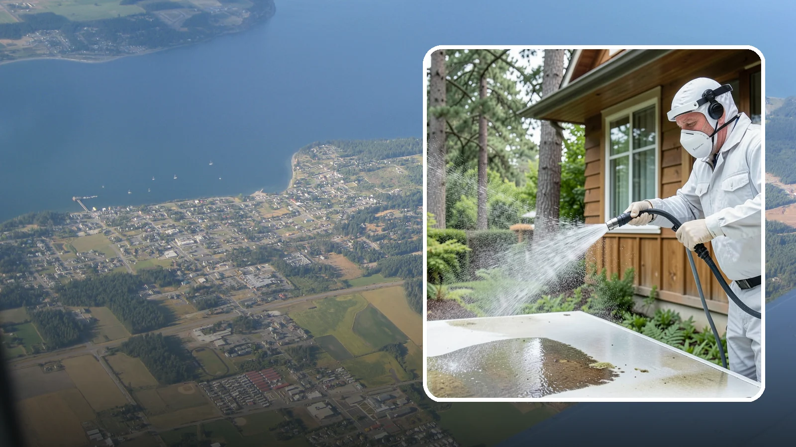 Chemical Treatment in Coupeville, Island County, WA - Chemical treatment applies targeted cleaning solutions that dissolve organic growth and stains rather than relying on pressure...