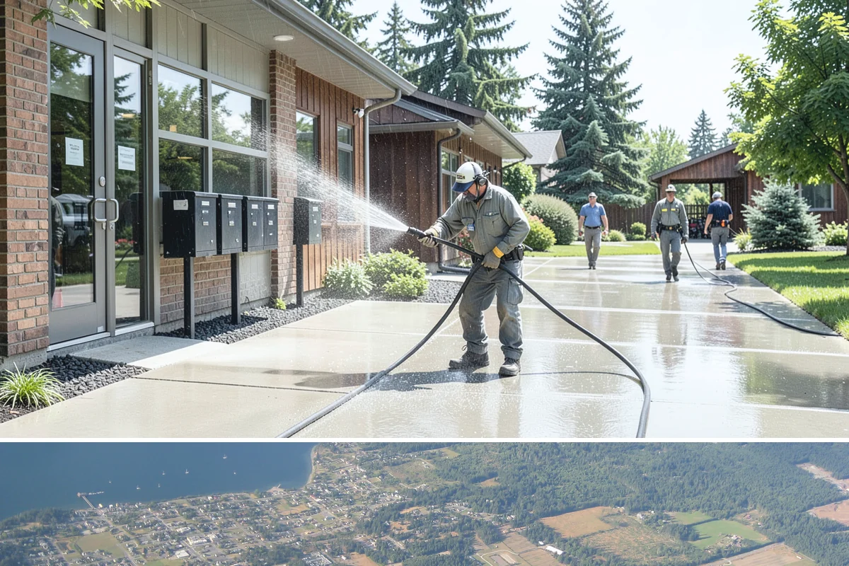 Chemical Treatment in Coupeville, Island County, WA - Works throughout the year, with the wet Northwest seasons driving the most demand for treating active organic growth.