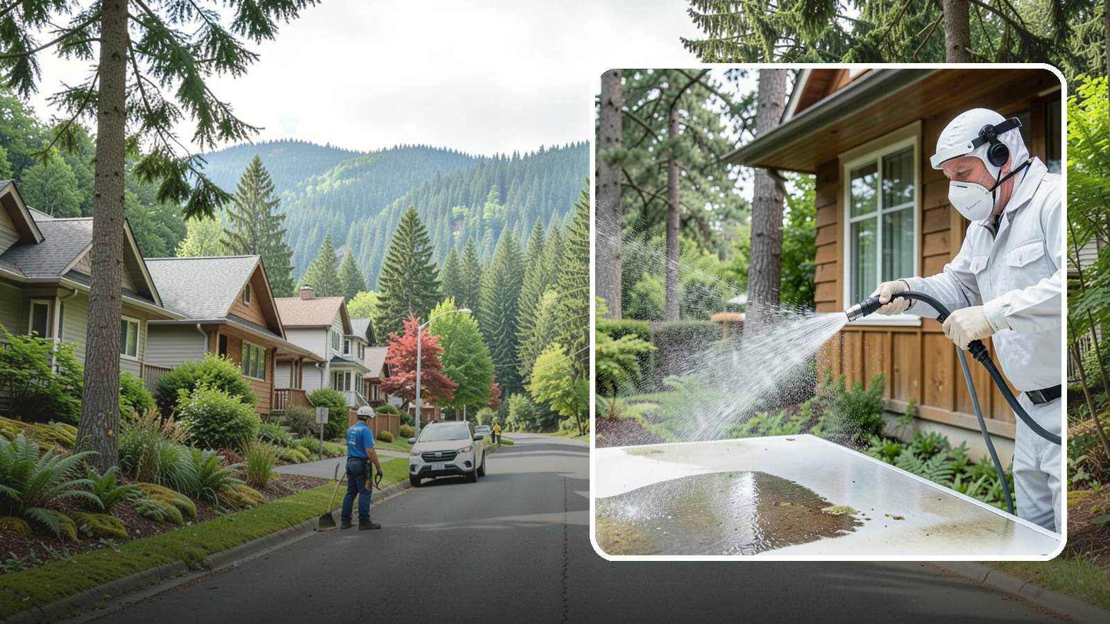 Chemical Treatment in Darrington, Snohomish County, WA - Chemical treatment applies targeted cleaning solutions that dissolve organic growth and stains rather than relying on pressure...