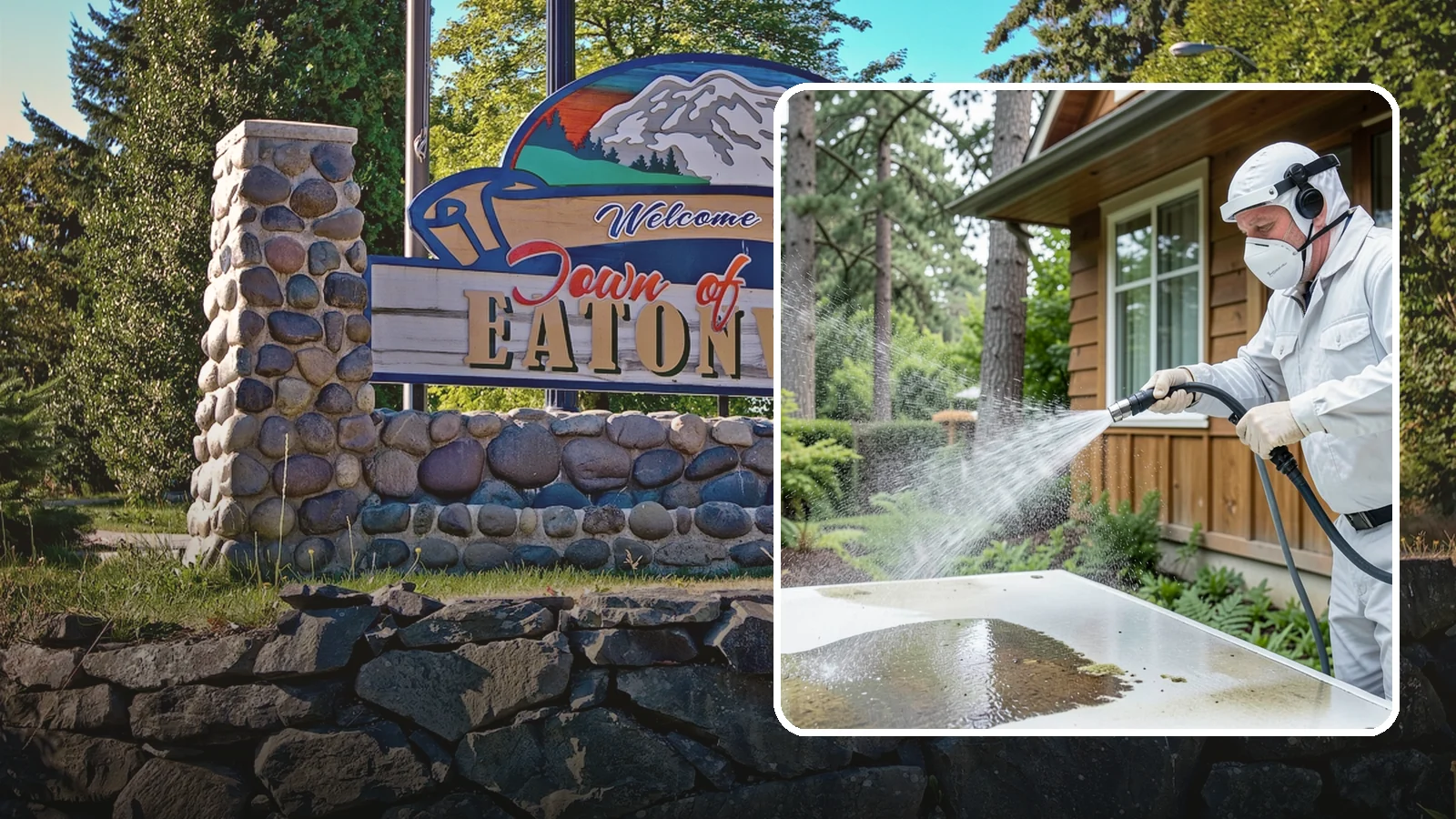 Chemical Treatment in Eatonville, Pierce County, WA - Chemical treatment applies targeted cleaning solutions that dissolve organic growth and stains rather than relying on pressure...