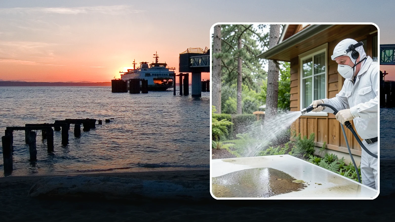 Chemical Treatment in Edmonds, Snohomish County, WA - Chemical treatment applies targeted cleaning solutions that dissolve organic growth and stains rather than relying on pressure...