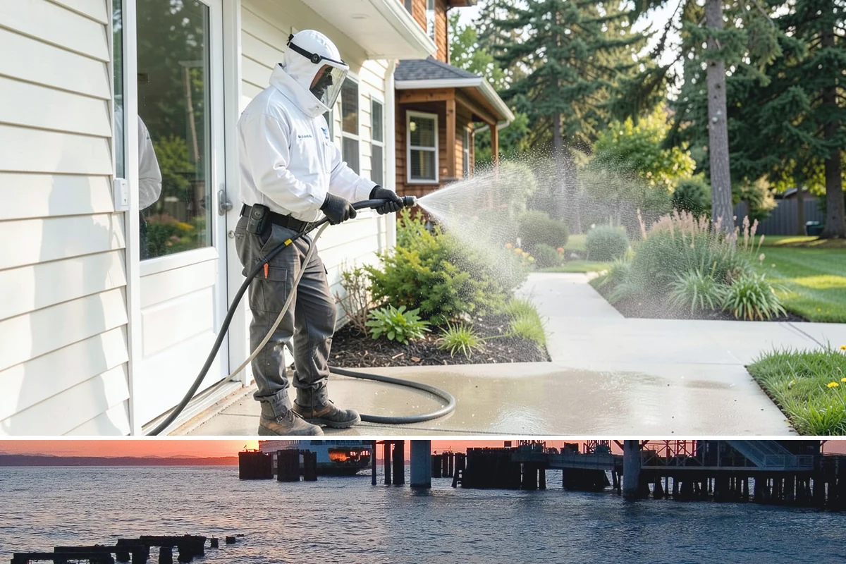 Chemical Treatment in Edmonds, Snohomish County, WA - Works throughout the year, with the wet Northwest seasons driving the most demand for treating active organic growth.