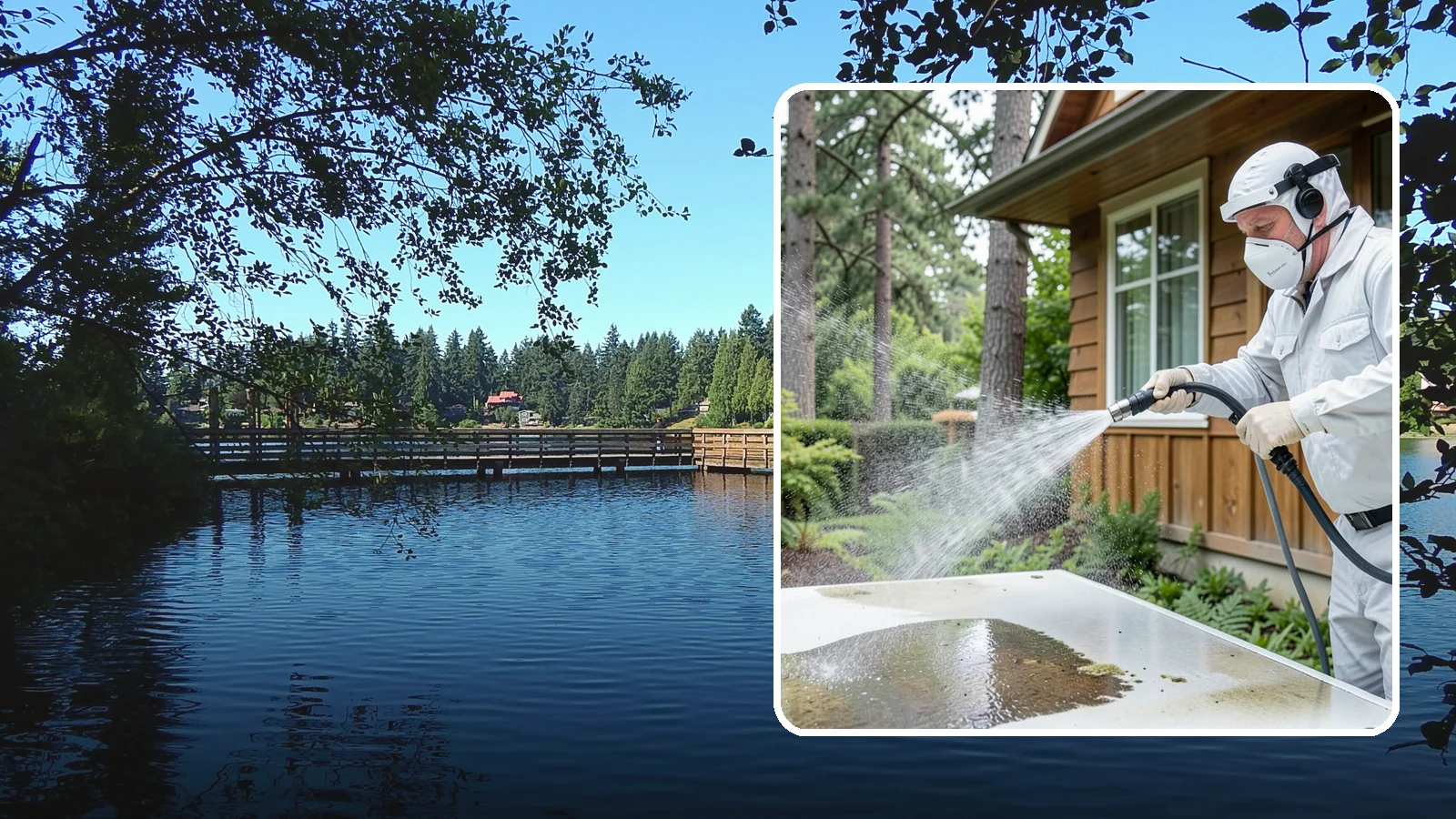 Chemical Treatment in Federal Way, King County, WA - Chemical treatment applies targeted cleaning solutions that dissolve organic growth and stains rather than relying on pressure...