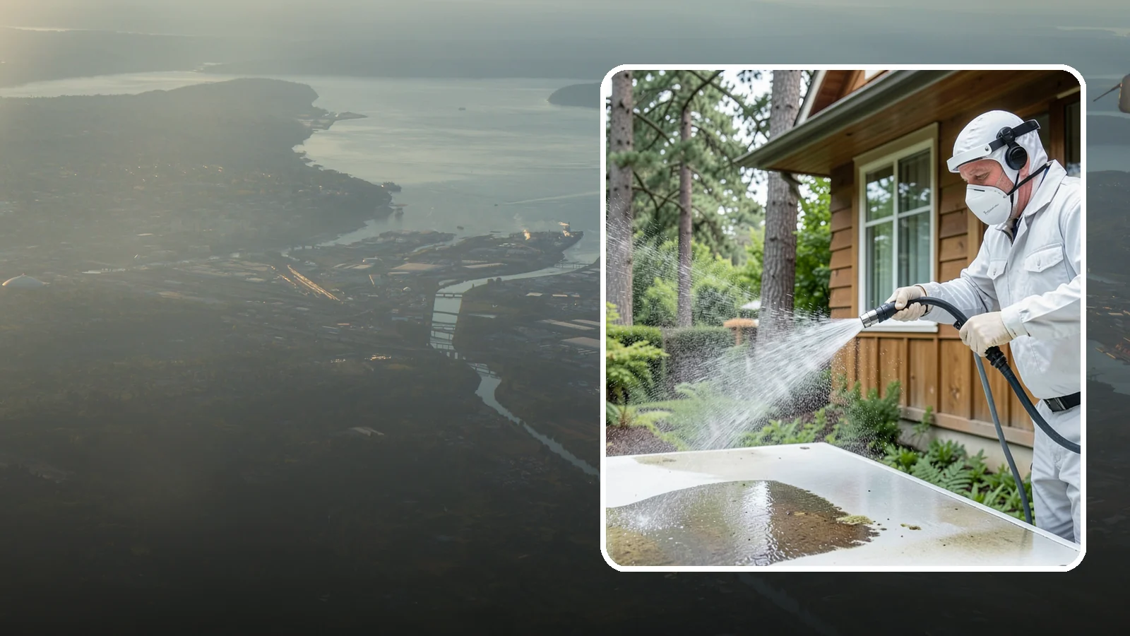 Chemical Treatment in Fife, Pierce County, WA - Chemical treatment applies targeted cleaning solutions that dissolve organic growth and stains rather than relying on pressure...