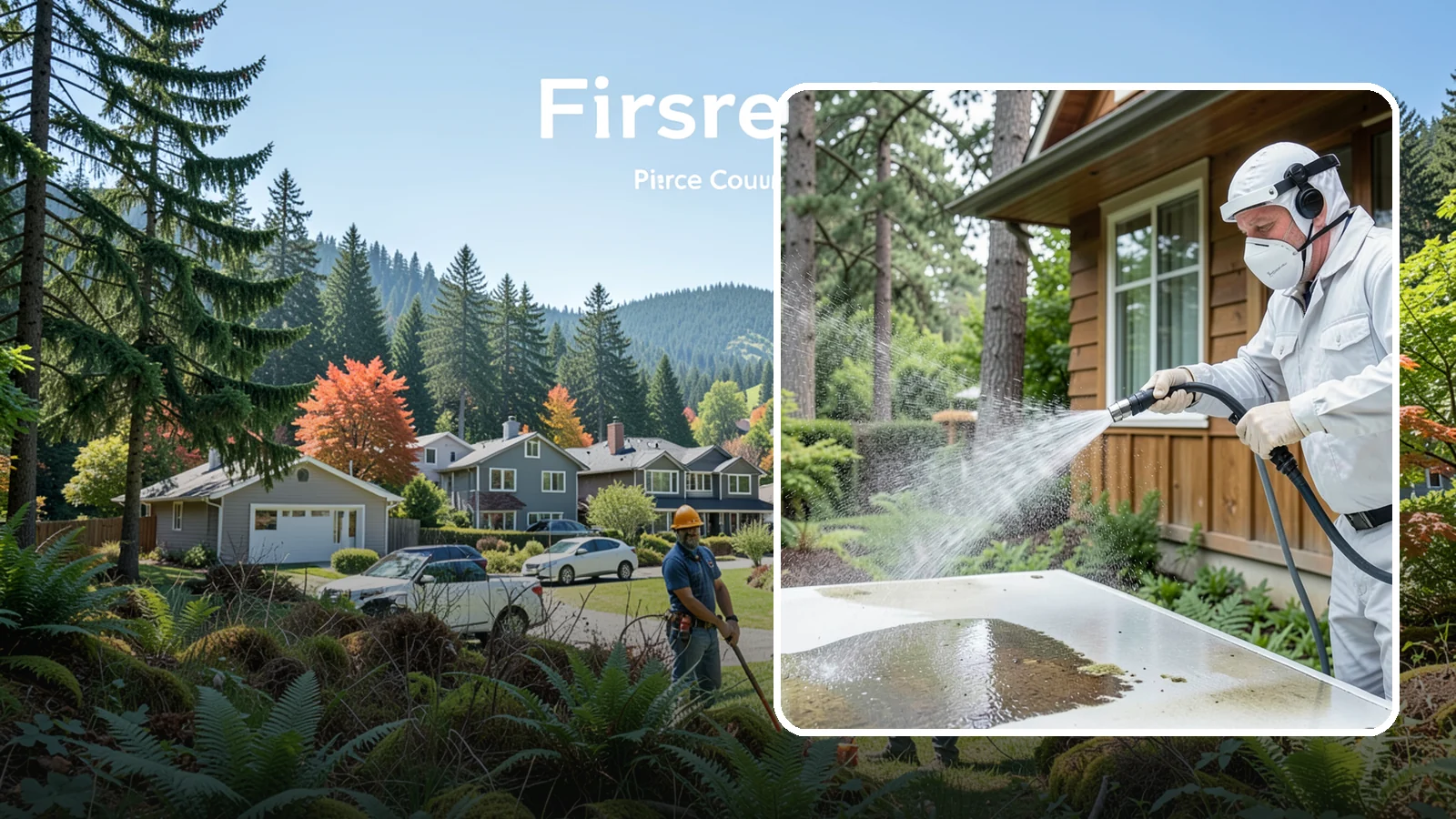 Chemical Treatment in Fircrest, Pierce County, WA - Chemical treatment applies targeted cleaning solutions that dissolve organic growth and stains rather than relying on pressure...