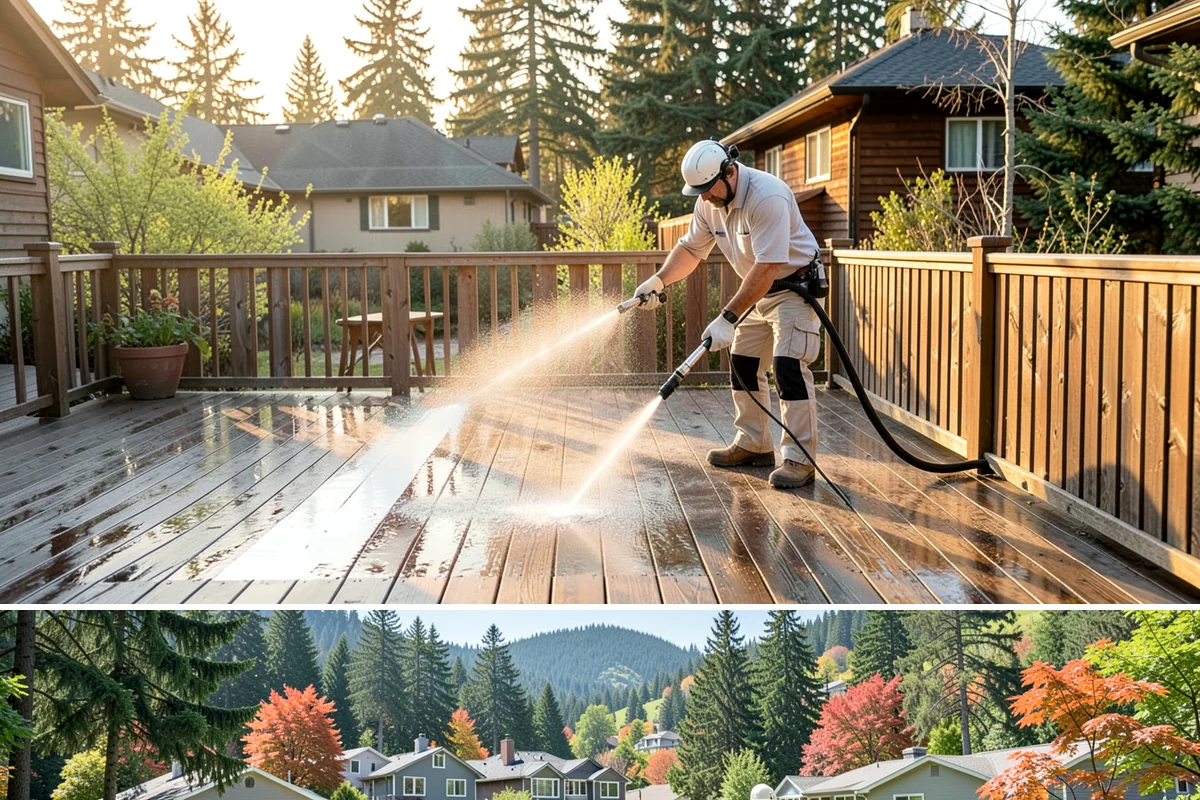 Chemical Treatment in Fircrest, Pierce County, WA - Works throughout the year, with the wet Northwest seasons driving the most demand for treating active organic growth.