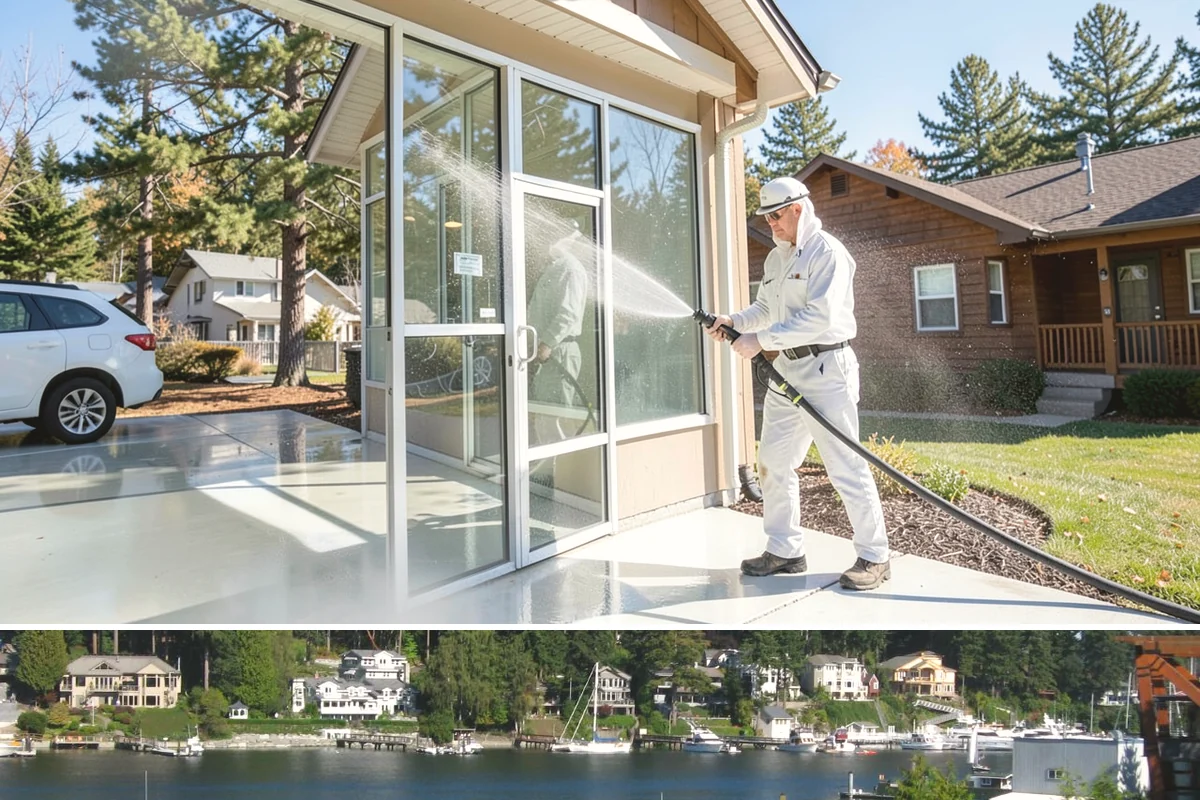 Chemical Treatment in Gig Harbor, Pierce County, WA - Works throughout the year, with the wet Northwest seasons driving the most demand for treating active organic growth.
