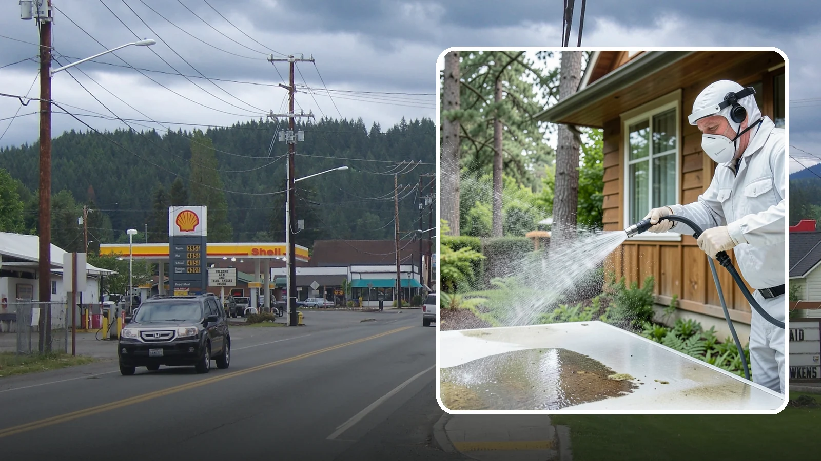 Chemical Treatment in Granite Falls, Snohomish County, WA - Chemical treatment applies targeted cleaning solutions that dissolve organic growth and stains rather than relying on pressure...