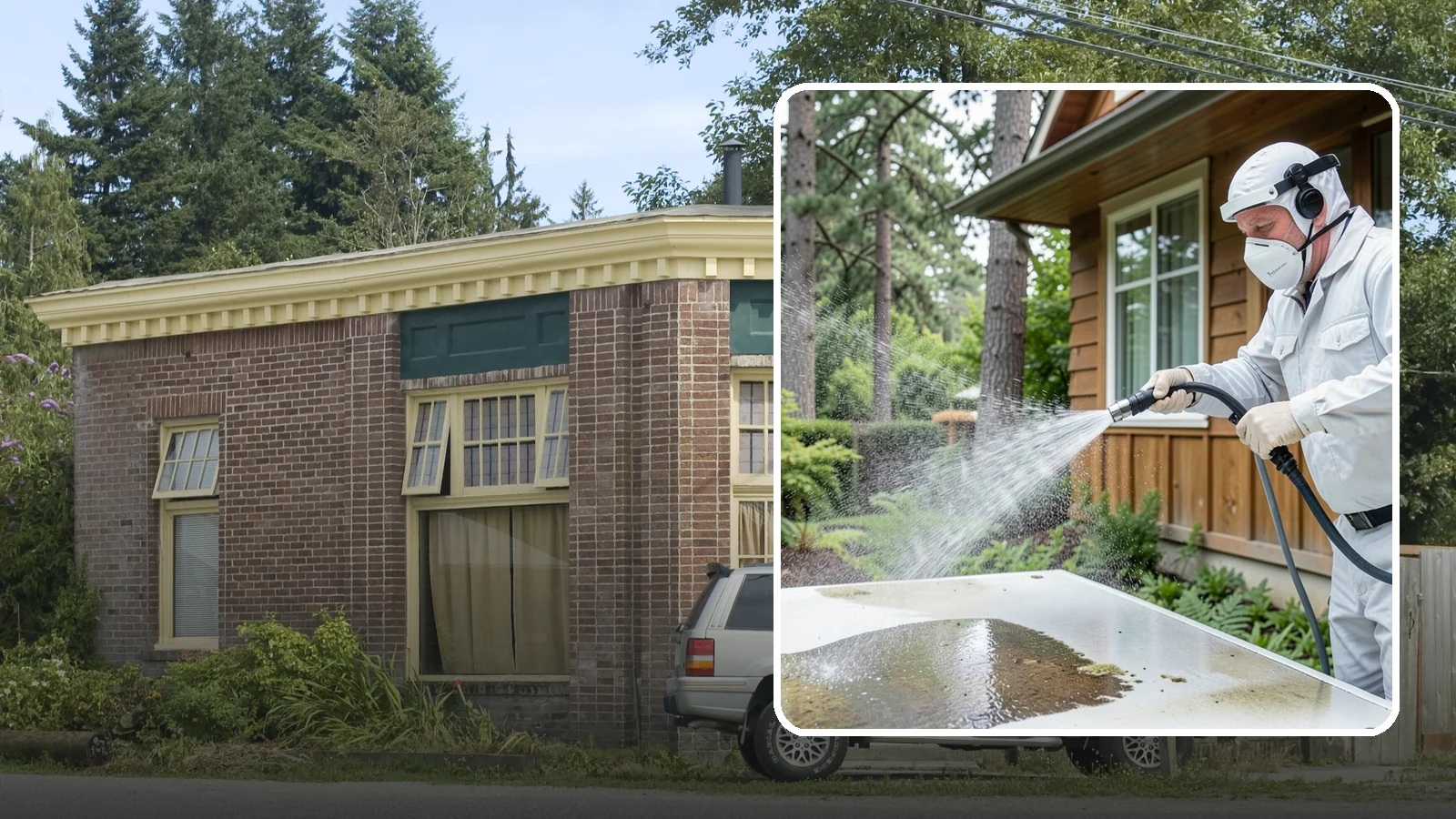 Chemical Treatment in Hamilton, Skagit County, WA - Chemical treatment applies targeted cleaning solutions that dissolve organic growth and stains rather than relying on pressure...