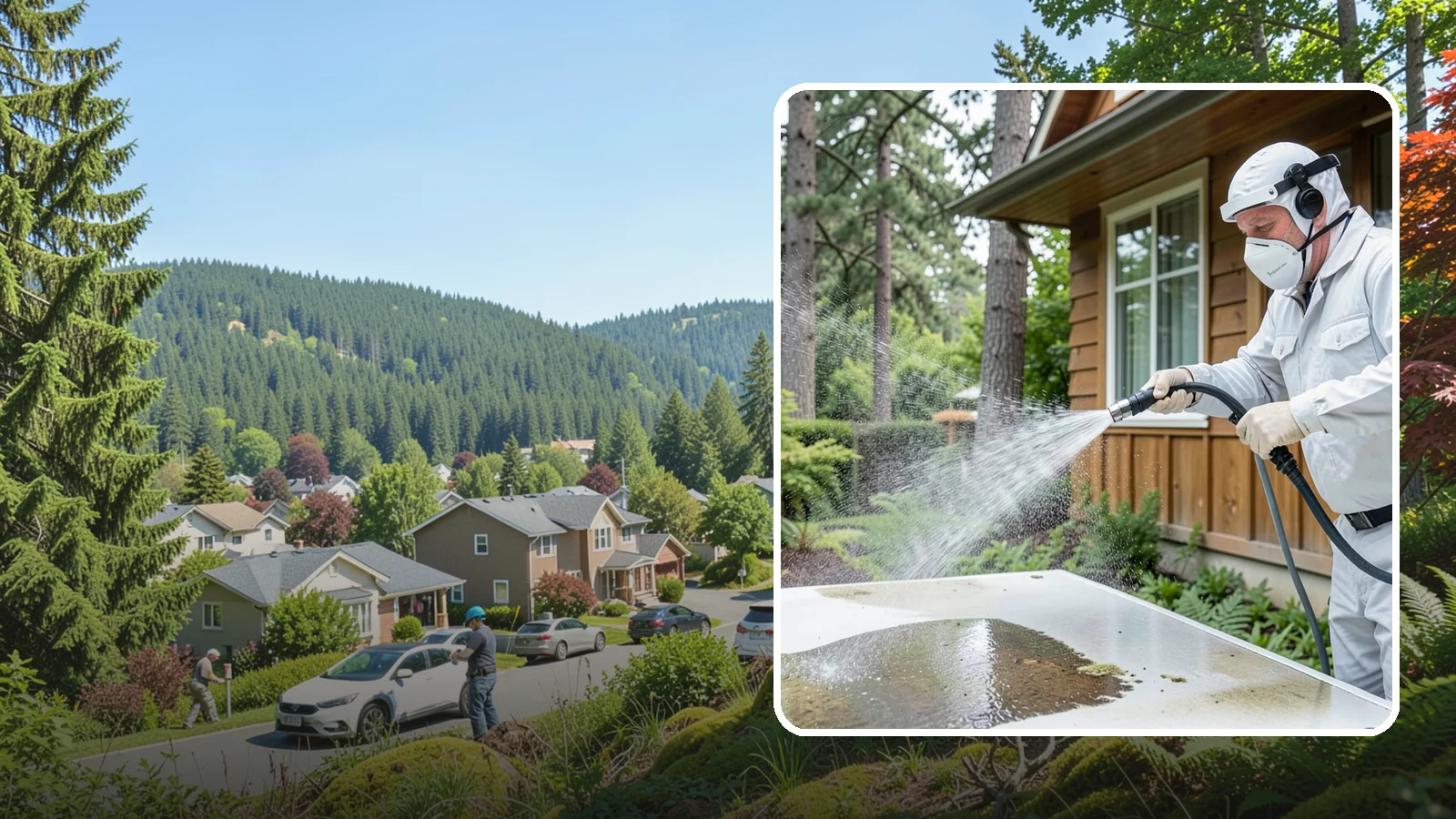 Chemical Treatment in Index, Snohomish County, WA - Chemical treatment applies targeted cleaning solutions that dissolve organic growth and stains rather than relying on pressure...
