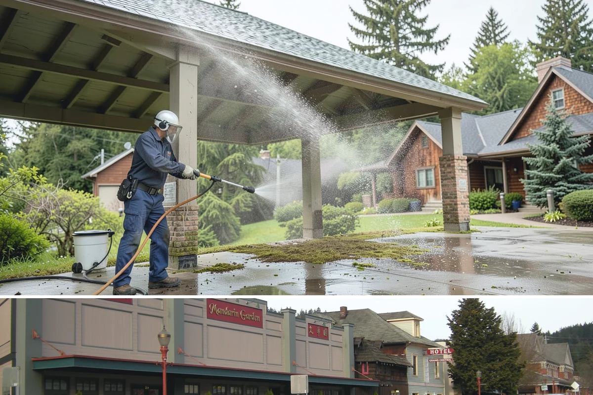 Chemical Treatment in Issaquah, King County, WA - Works throughout the year, with the wet Northwest seasons driving the most demand for treating active organic growth.