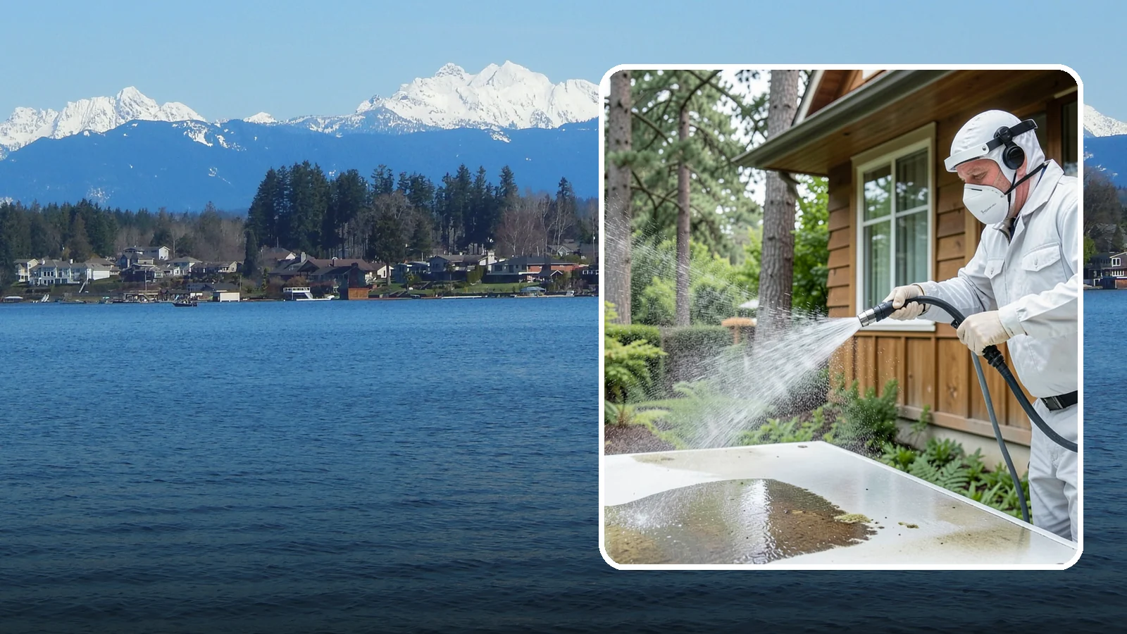 Chemical Treatment in Lake Stevens, Snohomish County, WA - Chemical treatment applies targeted cleaning solutions that dissolve organic growth and stains rather than relying on pressure...
