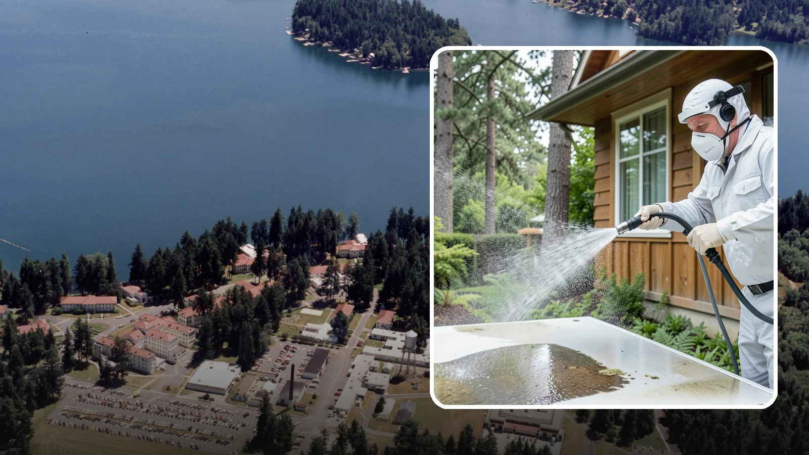 Chemical Treatment in Lakewood, Pierce County, WA - Chemical treatment applies targeted cleaning solutions that dissolve organic growth and stains rather than relying on pressure...