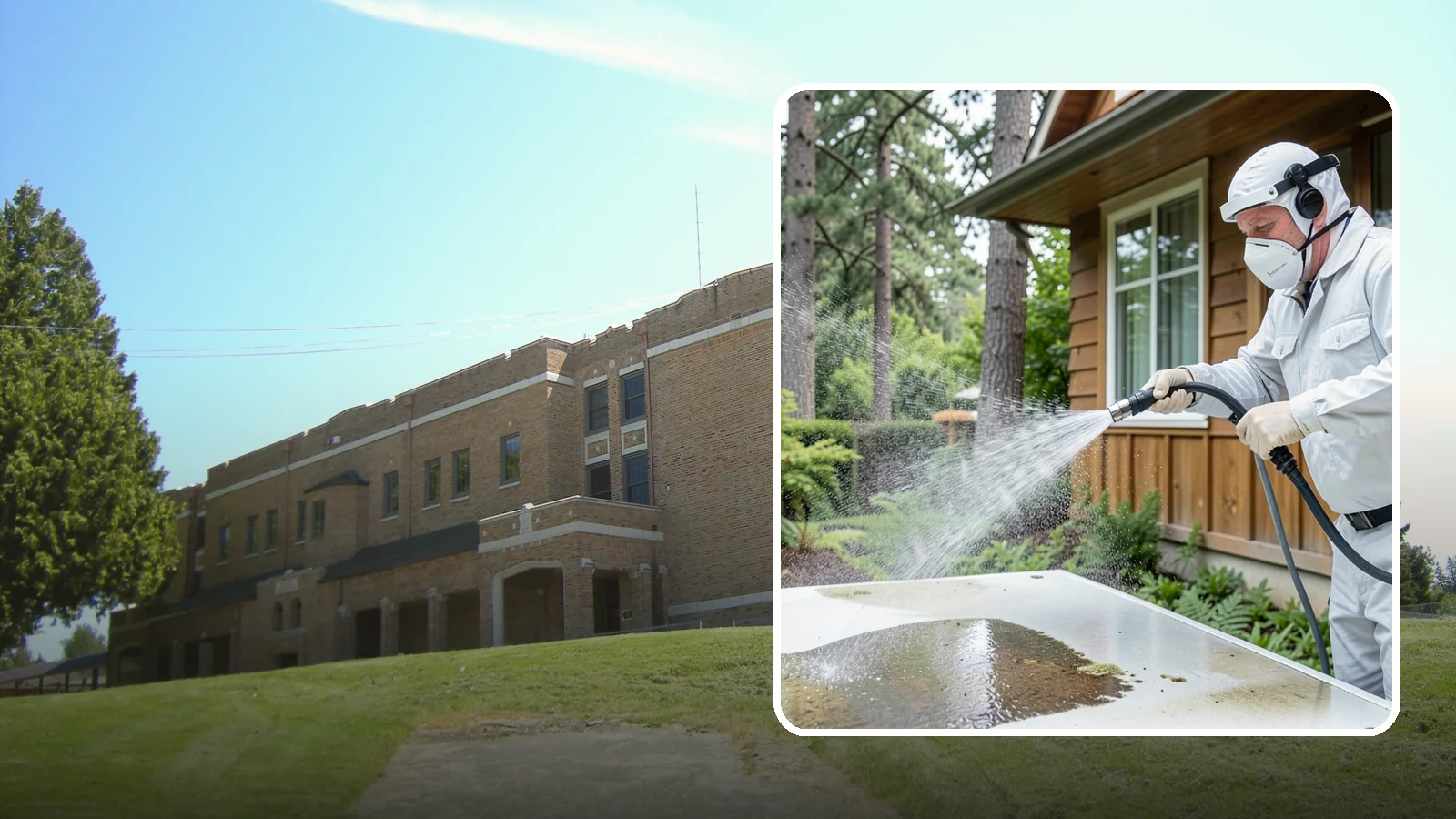 Chemical Treatment in Maple Valley, King County, WA - Chemical treatment applies targeted cleaning solutions that dissolve organic growth and stains rather than relying on pressure...