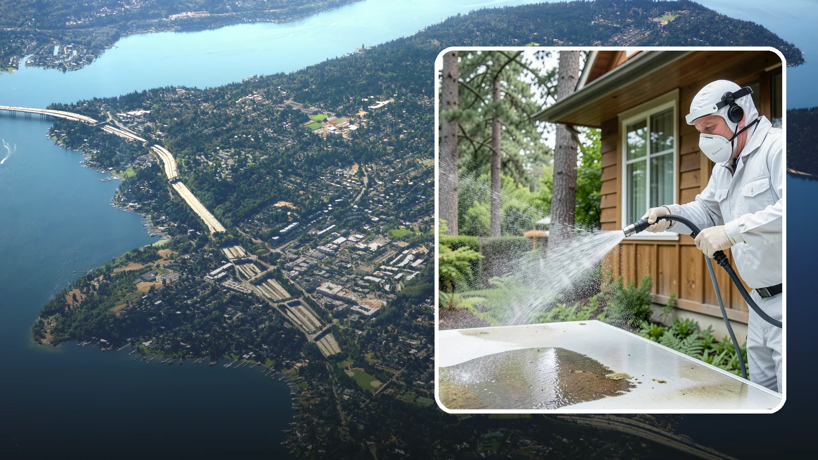 Chemical Treatment in Mercer Island, King County, WA - Chemical treatment applies targeted cleaning solutions that dissolve organic growth and stains rather than relying on pressure...
