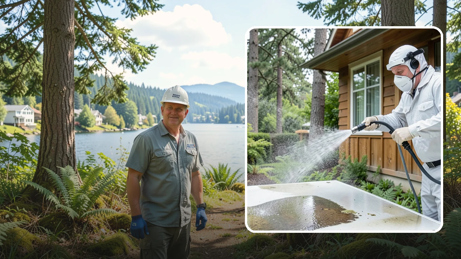 Chemical Treatment in Milton, King County, WA - Chemical treatment applies targeted cleaning solutions that dissolve organic growth and stains rather than relying on pressure...