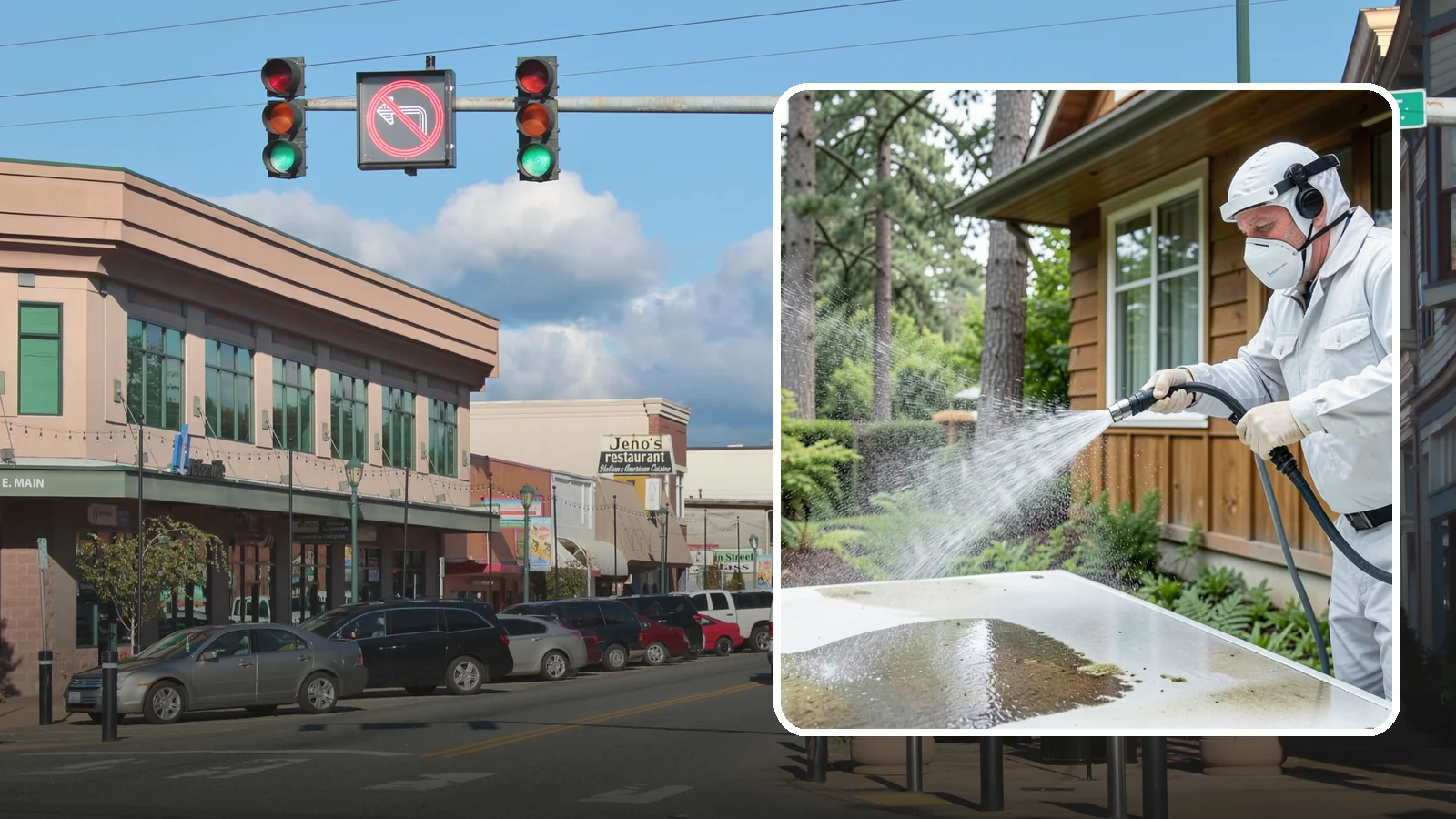 Chemical Treatment in Monroe, Snohomish County, WA - Chemical treatment applies targeted cleaning solutions that dissolve organic growth and stains rather than relying on pressure...