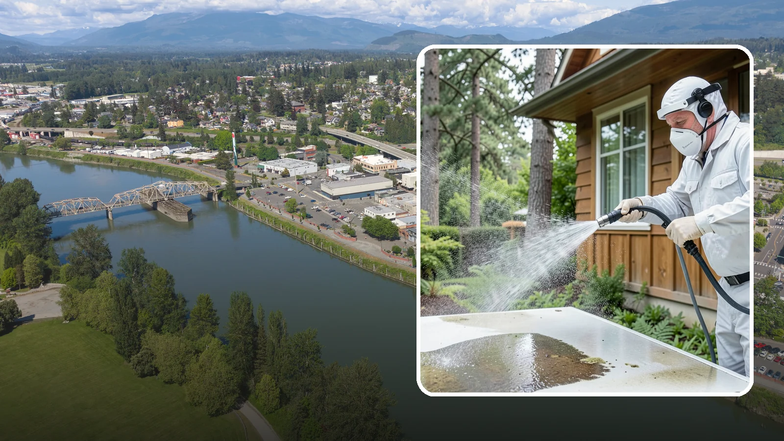 Chemical Treatment in Mount Vernon, Skagit County, WA - Chemical treatment applies targeted cleaning solutions that dissolve organic growth and stains rather than relying on pressure...