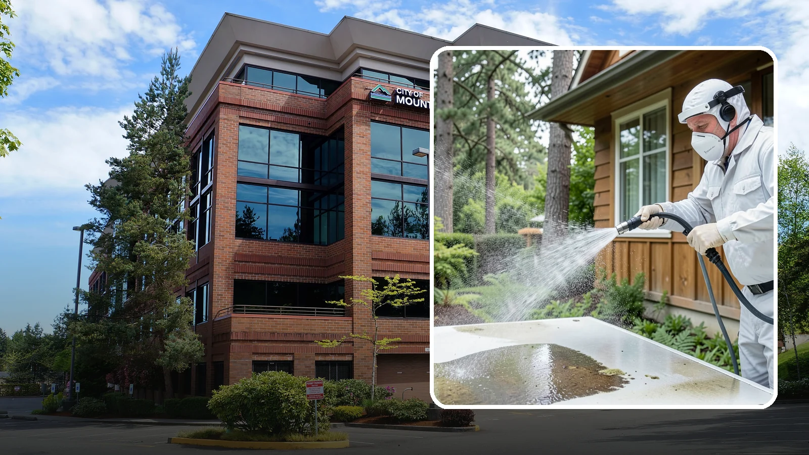 Chemical Treatment in Mountlake Terrace, Snohomish County, WA - Chemical treatment applies targeted cleaning solutions that dissolve organic growth and stains rather than relying on pressure...
