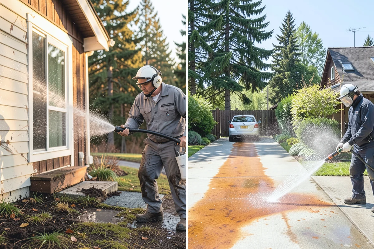 Chemical Treatment in Redmond, King County, WA - Identify the growth or stain and the surface material