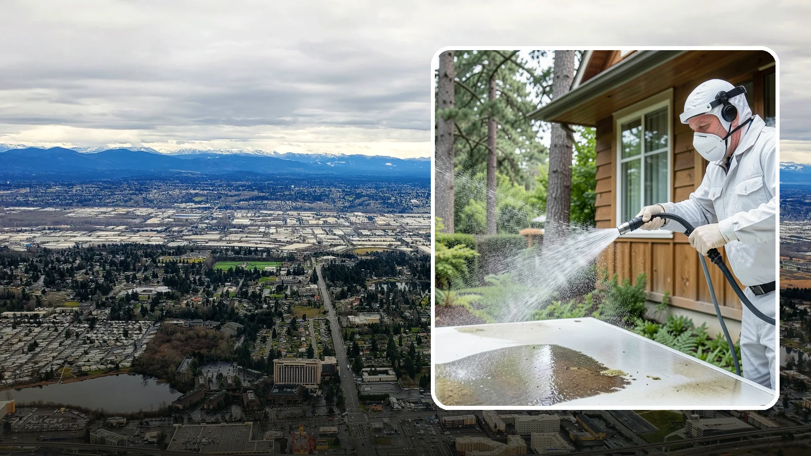 Chemical Treatment in SeaTac, King County, WA - Chemical treatment applies targeted cleaning solutions that dissolve organic growth and stains rather than relying on pressure...