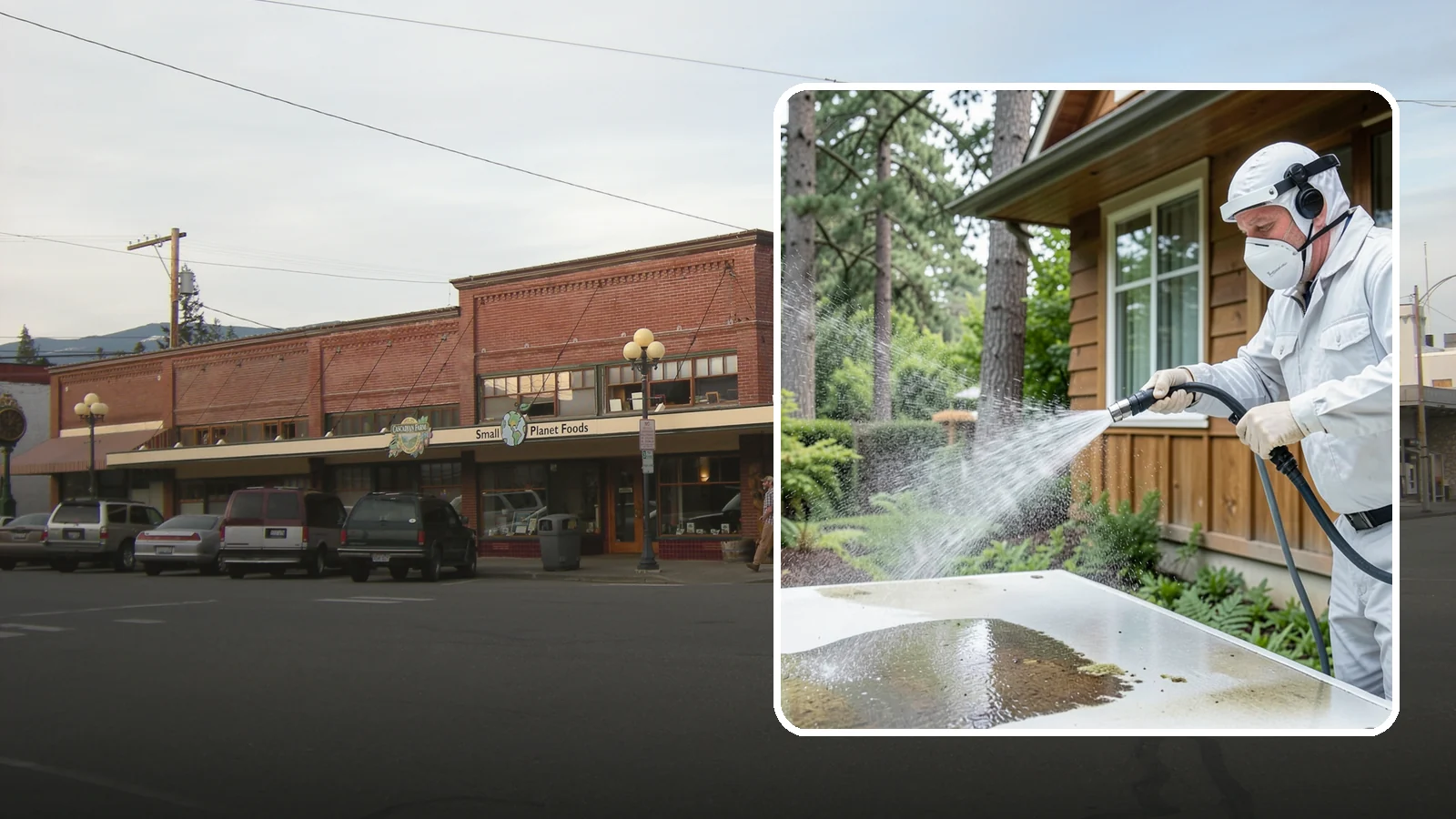 Chemical Treatment in Sedro-Woolley, Skagit County, WA - Chemical treatment applies targeted cleaning solutions that dissolve organic growth and stains rather than relying on pressure...