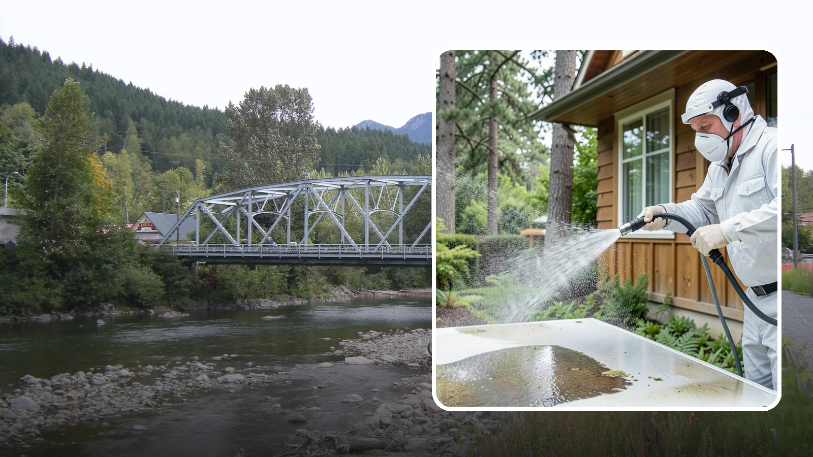 Chemical Treatment in Skykomish, King County, WA - Chemical treatment applies targeted cleaning solutions that dissolve organic growth and stains rather than relying on pressure...