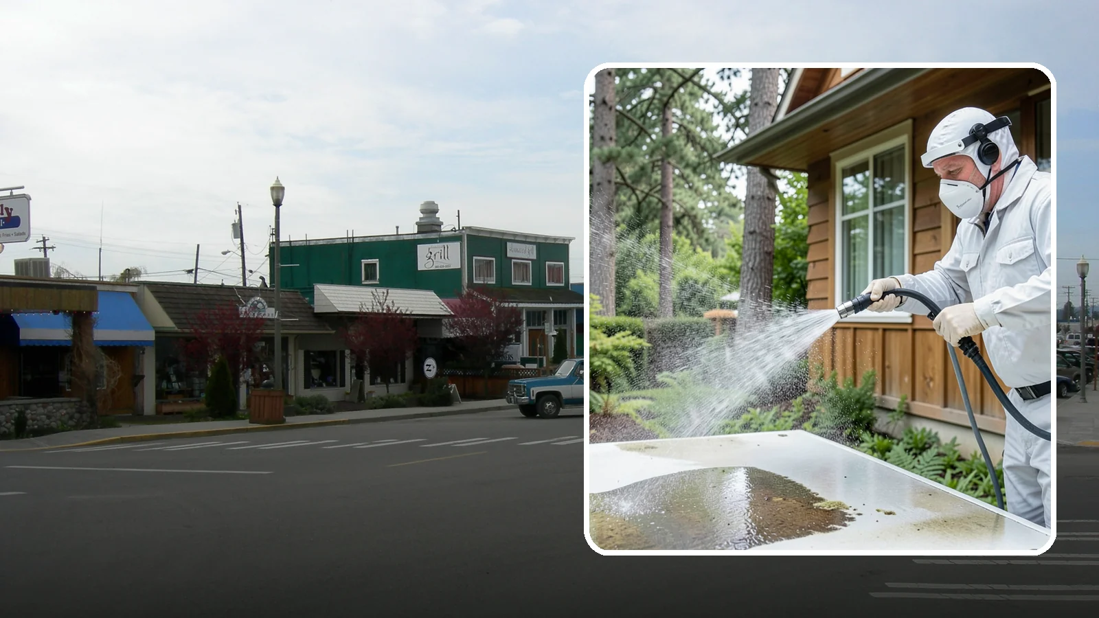 Chemical Treatment in Stanwood, Snohomish County, WA - Chemical treatment applies targeted cleaning solutions that dissolve organic growth and stains rather than relying on pressure...