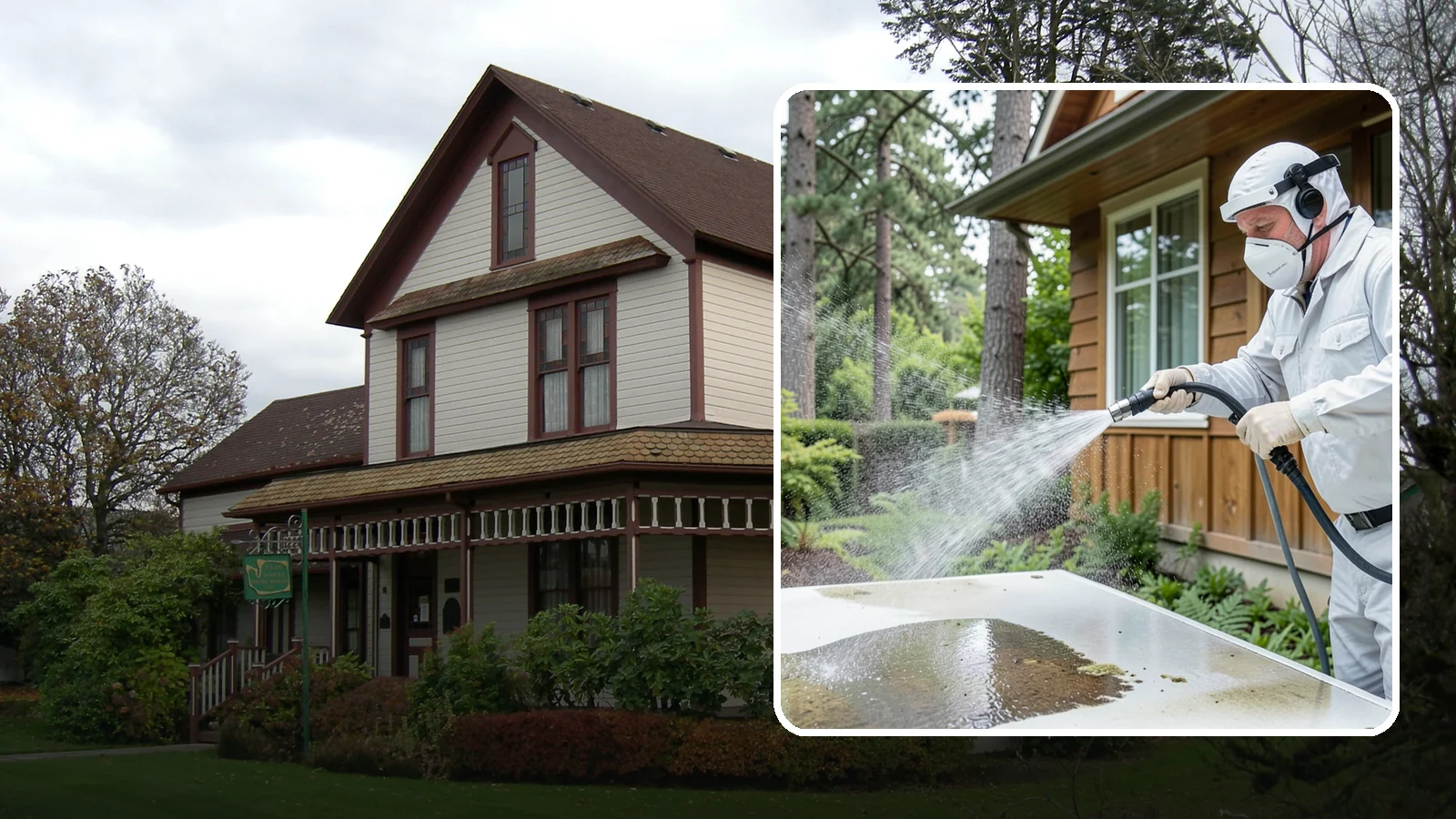 Chemical Treatment in Sumner, Pierce County, WA - Chemical treatment applies targeted cleaning solutions that dissolve organic growth and stains rather than relying on pressure...