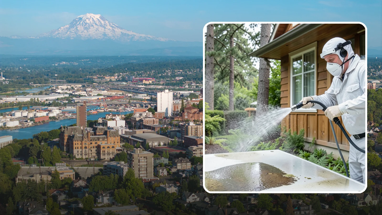 Chemical Treatment in Tacoma, Pierce County, WA - Chemical treatment applies targeted cleaning solutions that dissolve organic growth and stains rather than relying on pressure...
