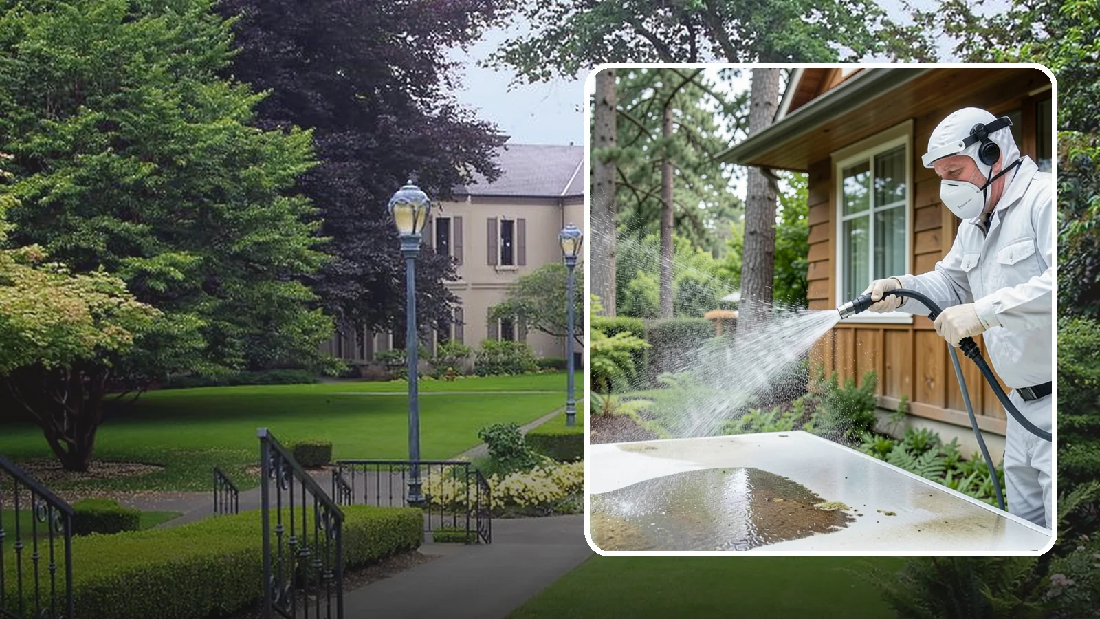 Chemical Treatment in Woodinville, King County, WA - Chemical treatment applies targeted cleaning solutions that dissolve organic growth and stains rather than relying on pressure...