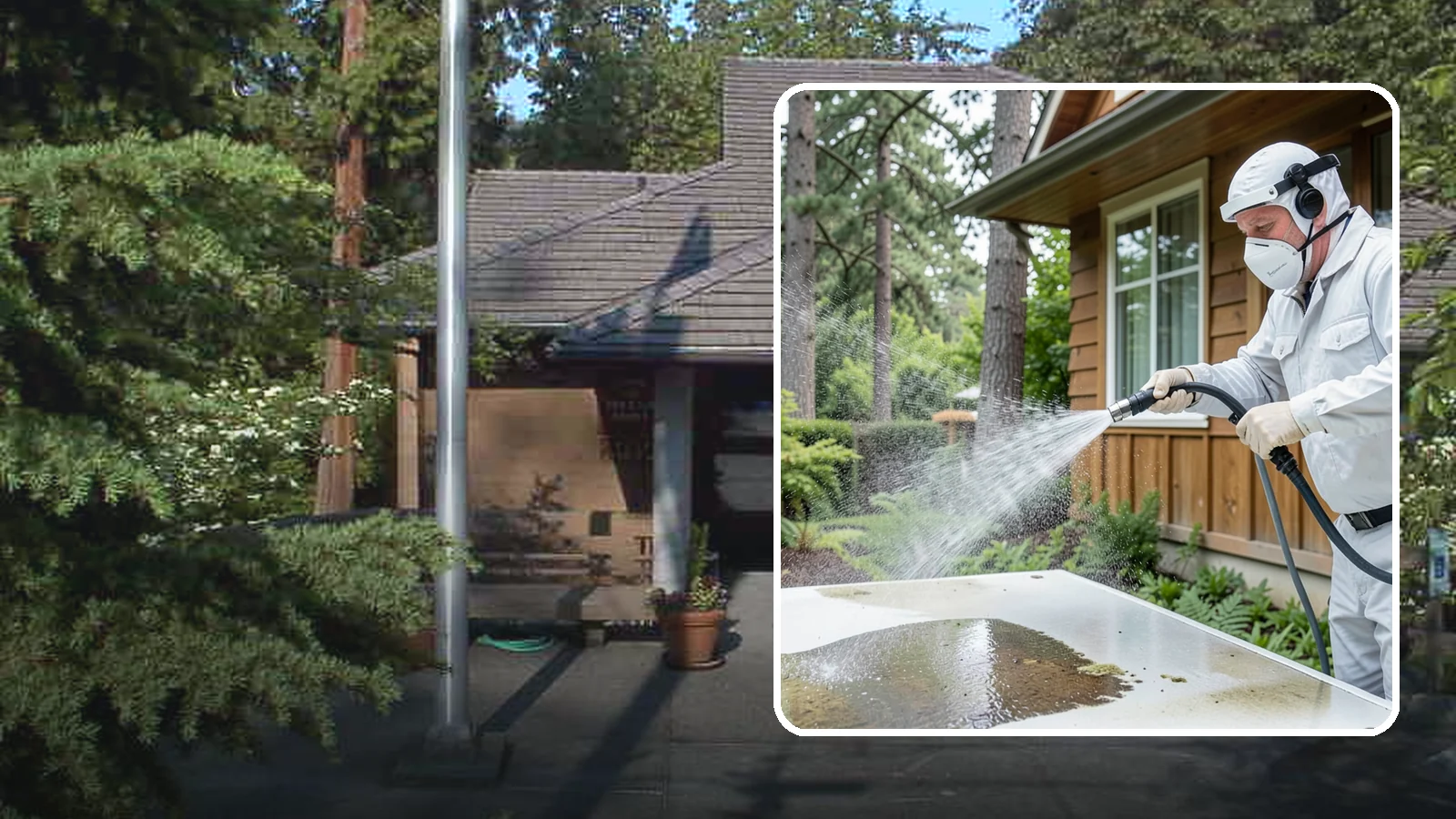 Chemical Treatment in Yarrow Point, King County, WA - Chemical treatment applies targeted cleaning solutions that dissolve organic growth and stains rather than relying on pressure...