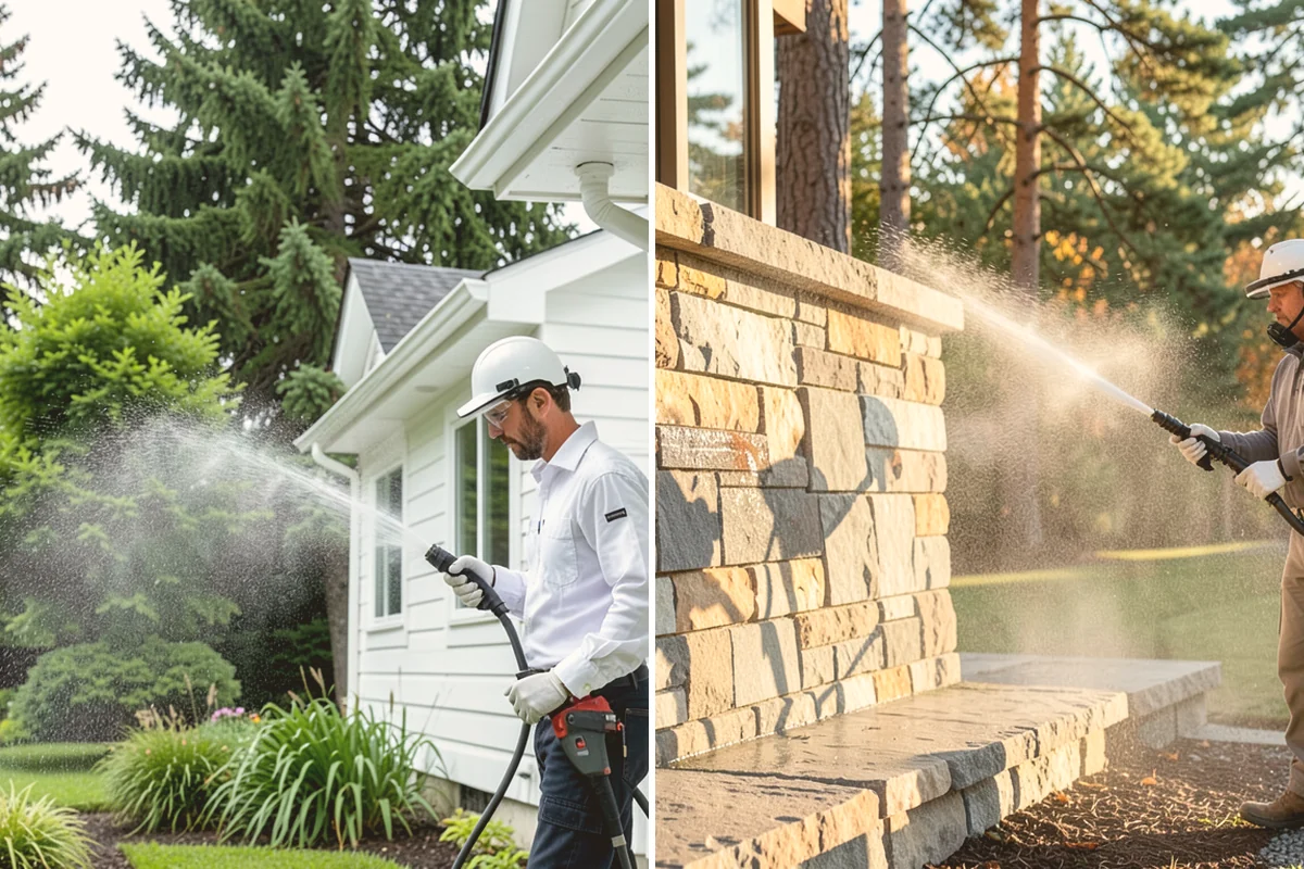 Chimney Exterior Cleaning in Algona, King County, WA - Assess chimney material and check mortar condition